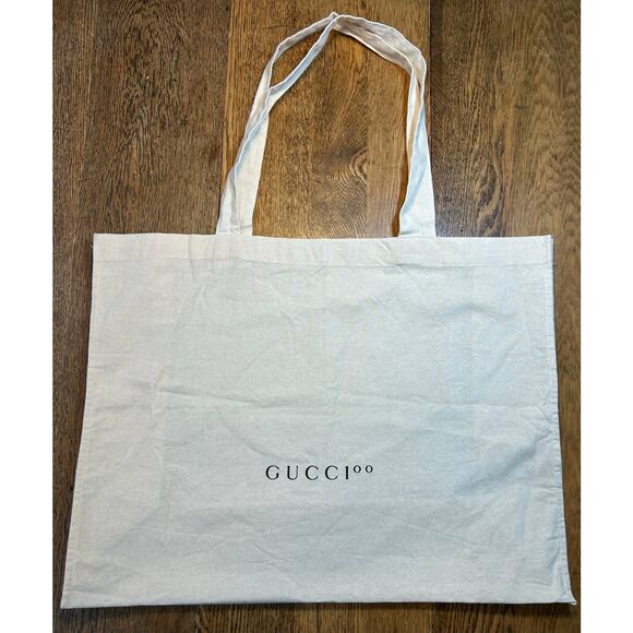 Gucci 100th Anniversary Oversized Shopping Tote Dust Bag 15”x20” - Picture 1 of 9